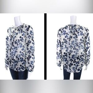 Joie Rochan Silk Floral Blossom Blouse